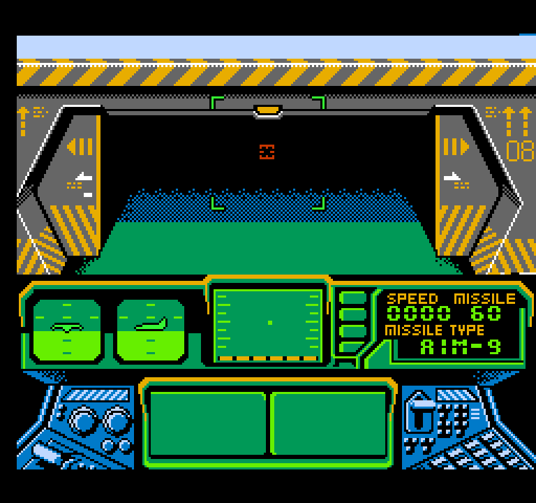 The carrier deck before launch